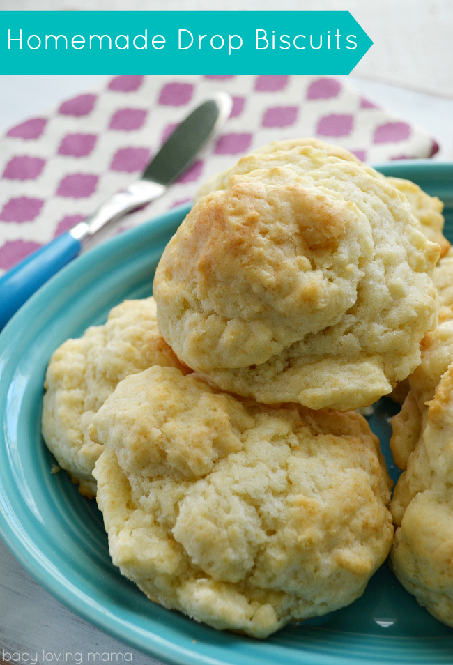 Homemade Drop Biscuits Recipe