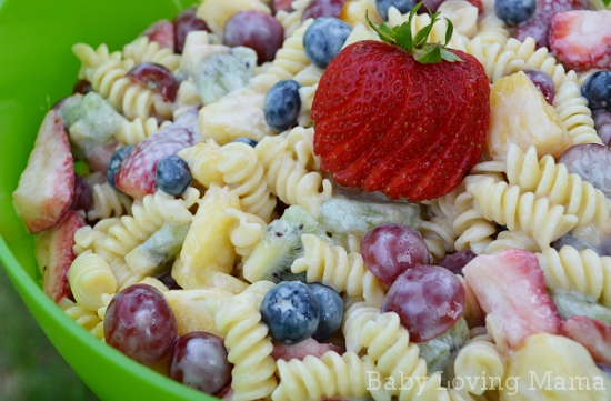 Fruit and Yogurt Pasta Salad Recipe