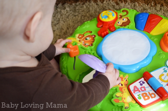 Exploring with the LeapFrog Animal Adventure Learning Table