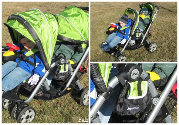 jeep double stroller front and back