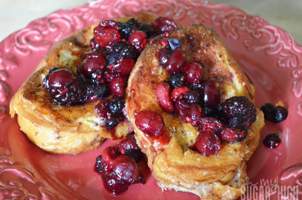 Cream Cheese Stuffed Berry French Toast Bake Recipe and more!