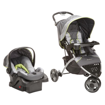 three wheel stroller travel system