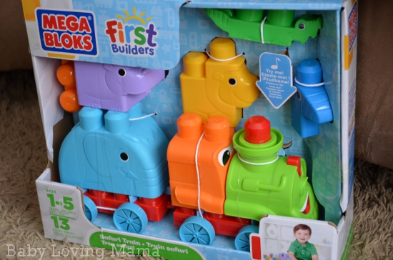 Playtime with Mega Bloks® First Builders™Safari Train {Review & Giveaway}