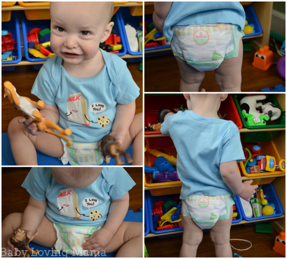Huggies Little Movers Slip-On Diapers | Less Squirming During Changes #FirstFit