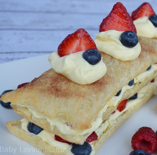 Labor Day Recipe: Patriotic Layered Berry Dessert #KraftRecipes