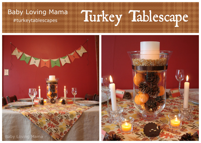 Turkey Tablescape Craft Tutorials + Joann Fabrics 50% OFF COUPON #turkeytablescapes