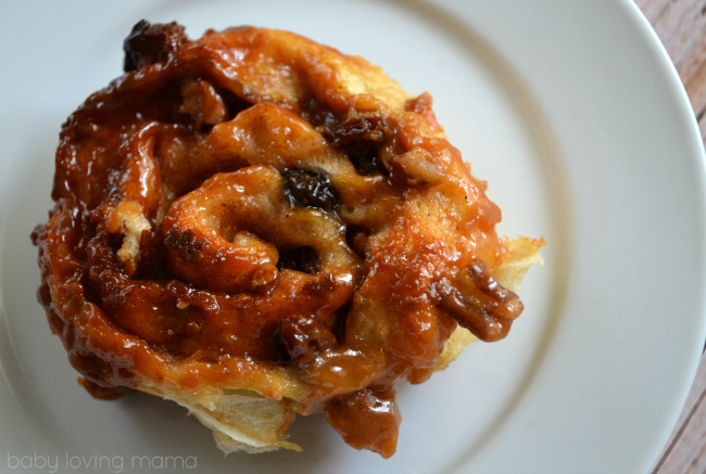 Easy Caramel Nut Raisin Sticky Buns