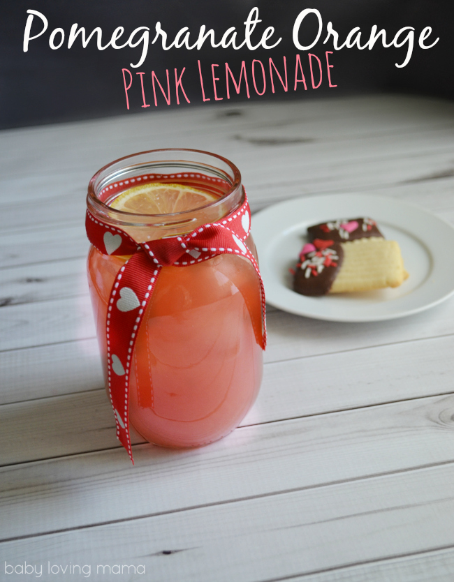 Pomegranate Orange Pink Lemonade Recipe