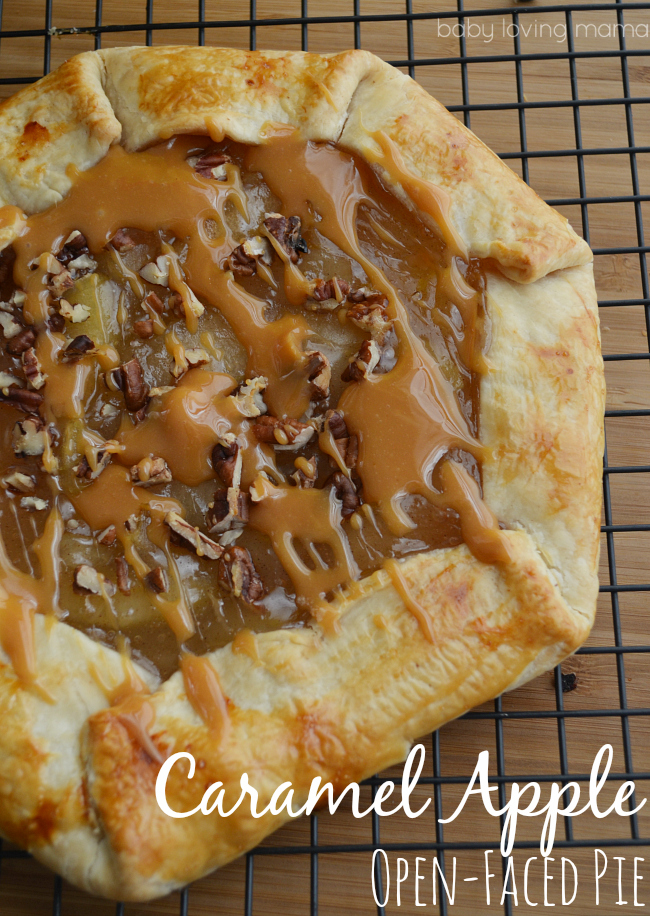 Caramel Apple Open-Faced Pie Recipe