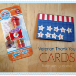 Veteran Thank You Cards : Elmer’s Early Learners Craft Tutorial #EarlyLearnersAcademy