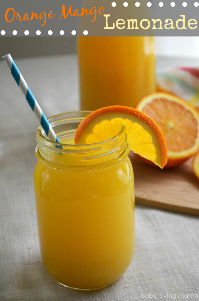 Refreshing Orange Mango Lemonade Punch