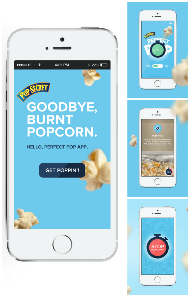 PopSecret Perfect Pop App Goodbye Burnt Popcorn