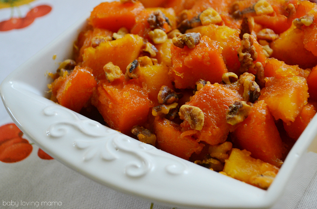 Glazed Sweet Potatoes with Toasted Walnuts #ComeBackNew