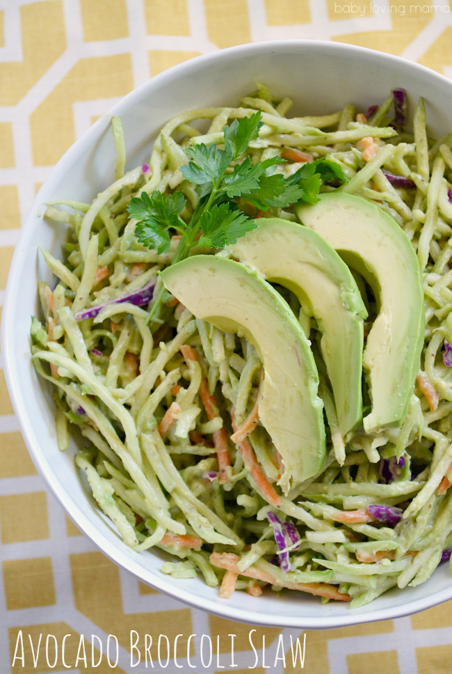 Avocado Broccoli Slaw: Sweet Swaps