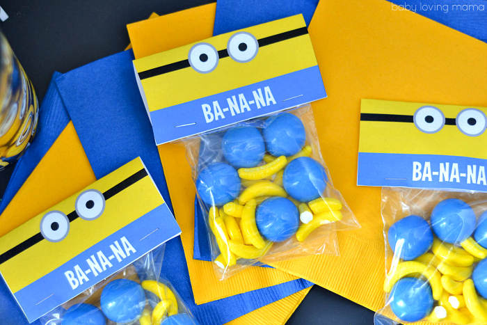 Minions Free Treat Printable: DIY Snack Bag