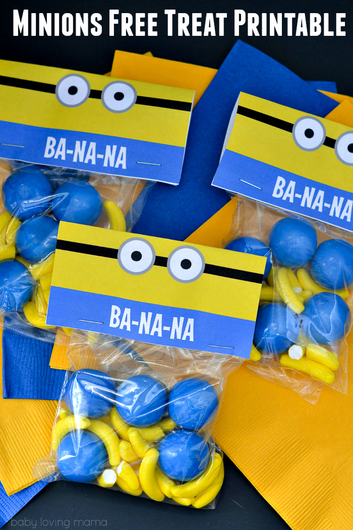 Minion Birthday Party Goodie Bags  IzsyPizsy