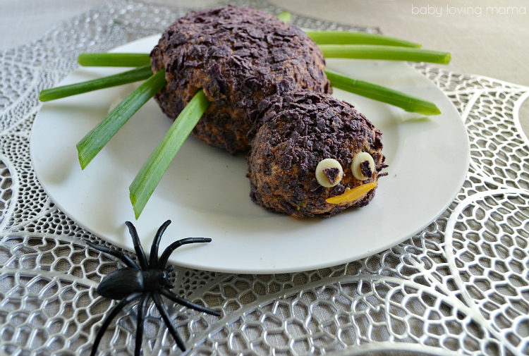 Spider Taco Cheese Ball for Halloween