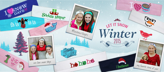 Spread Holiday Cheer With Logo Loops Headbands