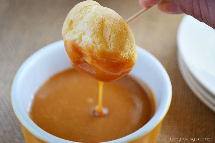 Sams Club Cream Puffs and Caramel Sauce - Finding Zest