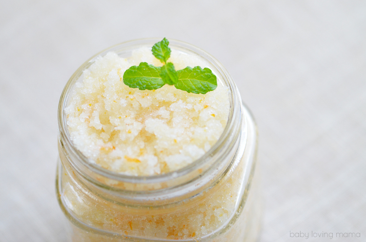 Homemade Orange Sugar Scrub