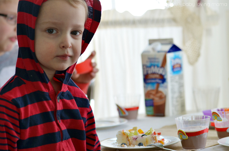 TruMoo Chocolate Milk Rainbow Food Art for Kids