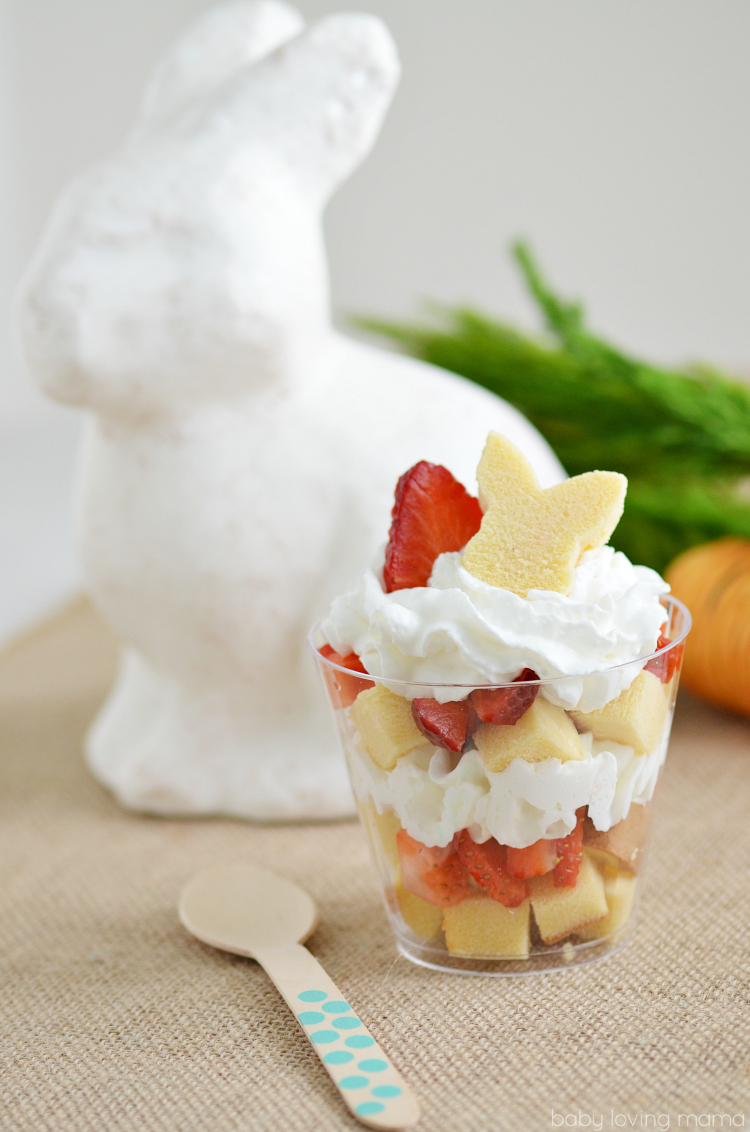 Strawberry Pound Cake Parfaits for Spring