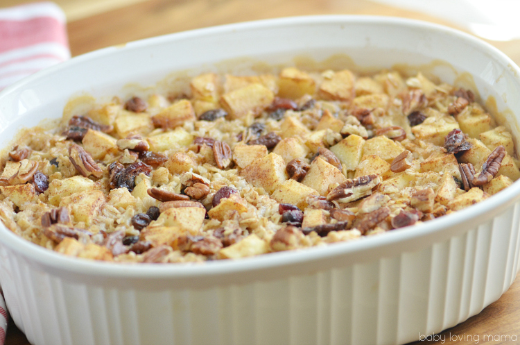 Hearty Apple Baked Oatmeal Recipe