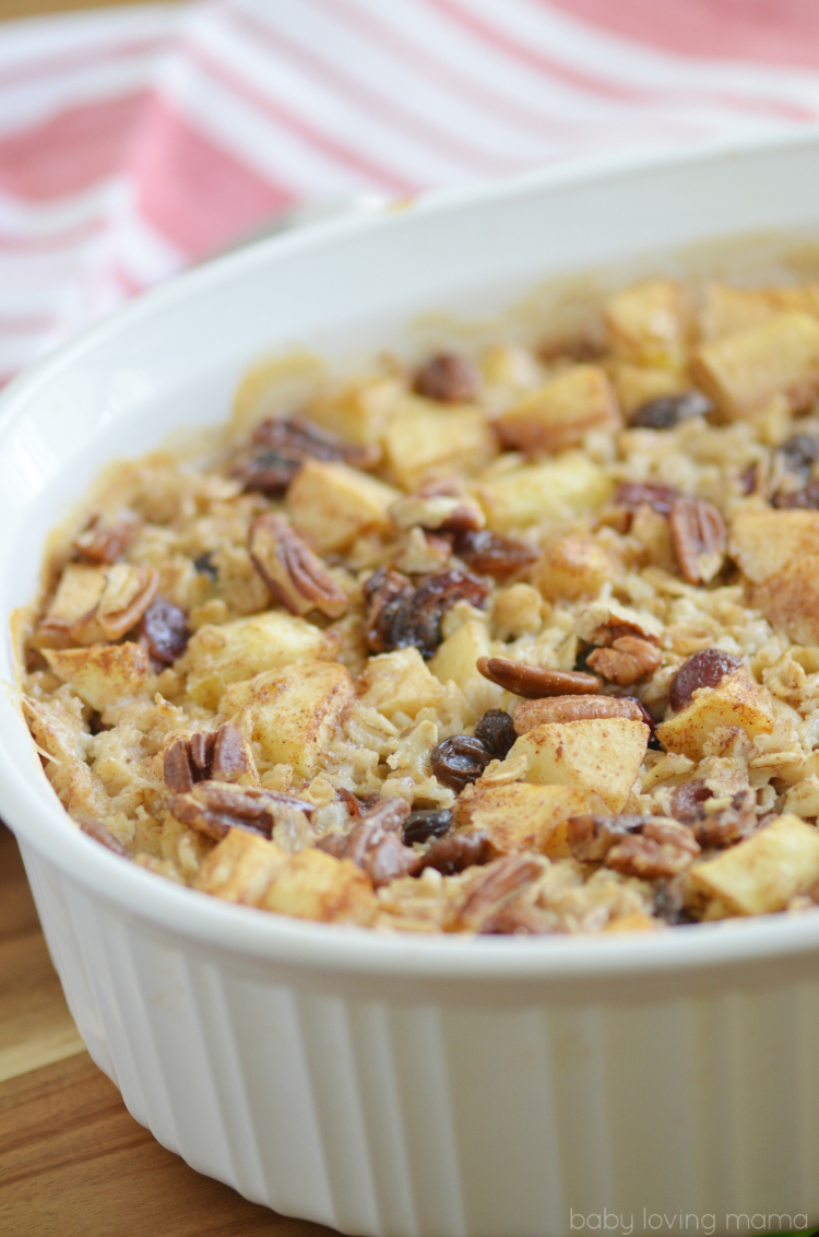 Hearty Apple Cinnamon Baked Oatmeal Recipe