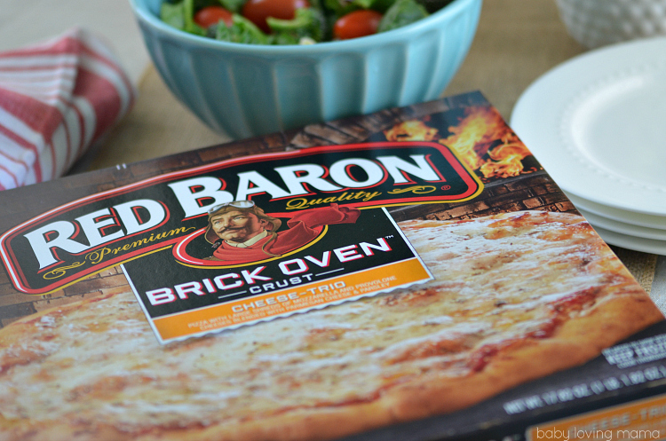 Red Baron Cheese Trio Brick Oven Crust