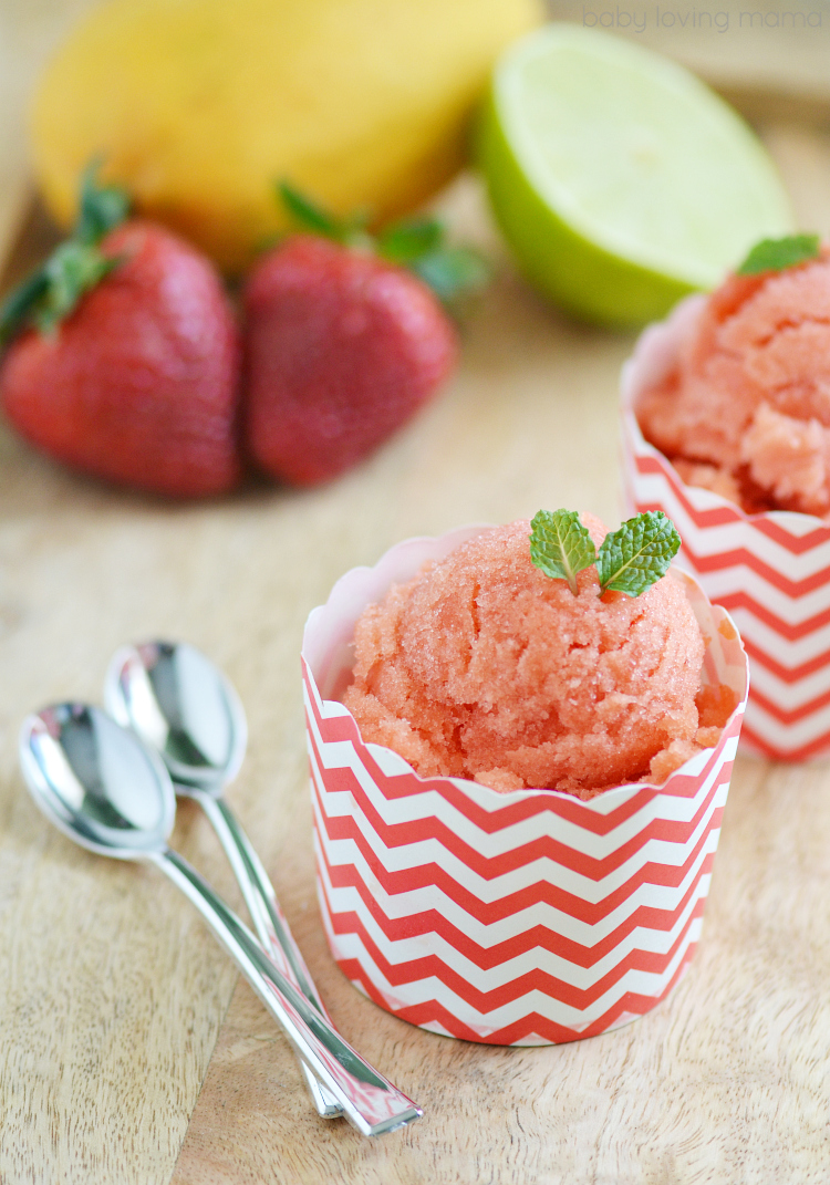 Strawberry Mango Italian Ice Recipe