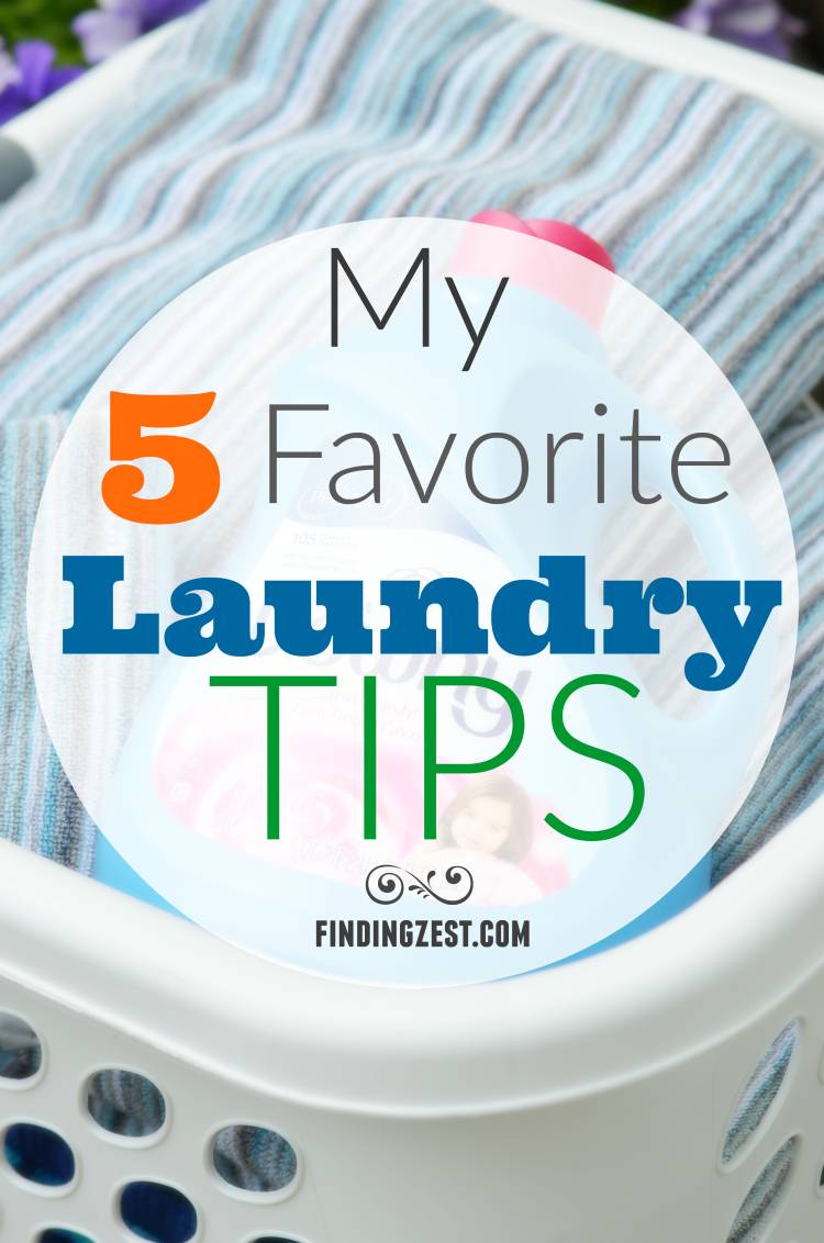 My 5 Favorite Laundry Tips