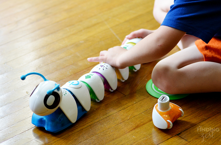 Preschooler Problem Solving with Fisher-Price Think & Learn Code-a-pillar + Giveaway