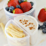 Cinnamon Yogurt Dippers for Back to School