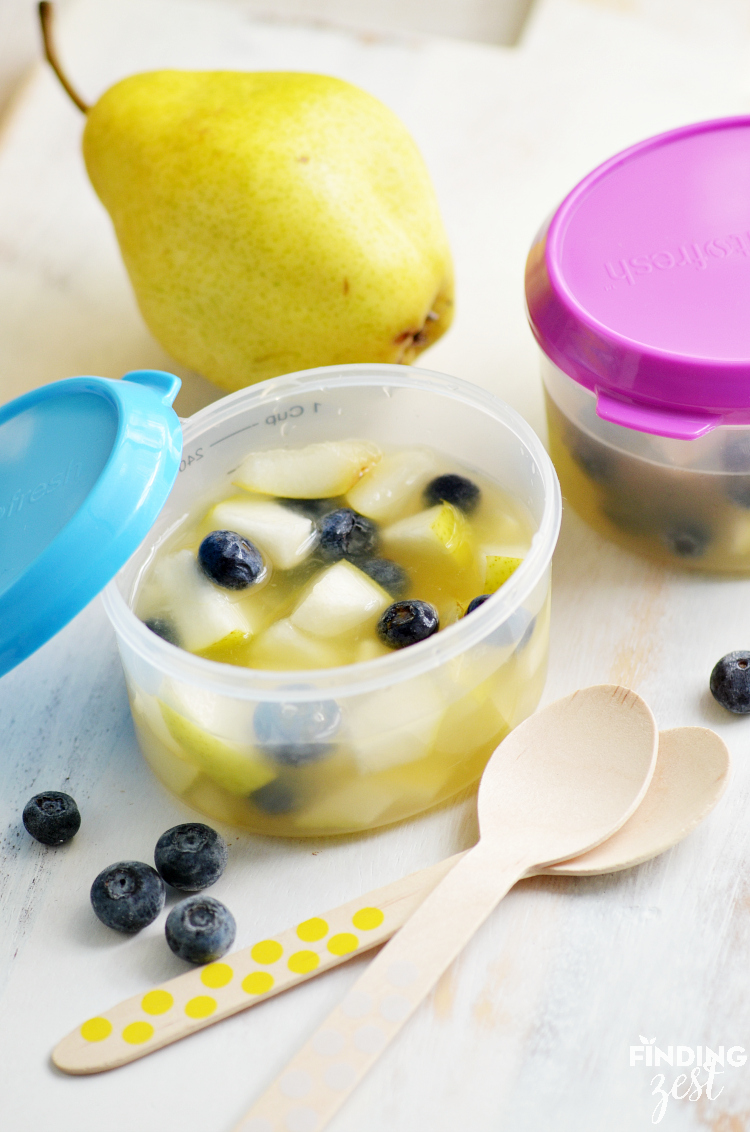 Homemade Fruit Cup for School Lunches