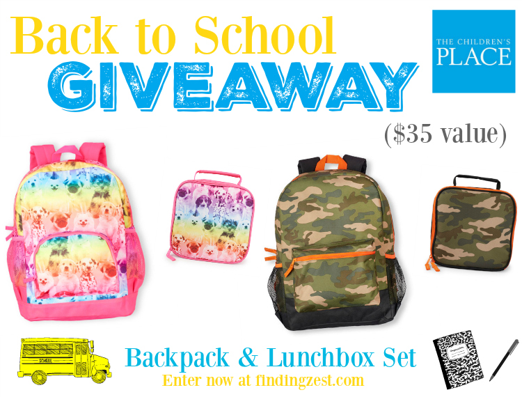 he Childrens Place Back to School Giveaway