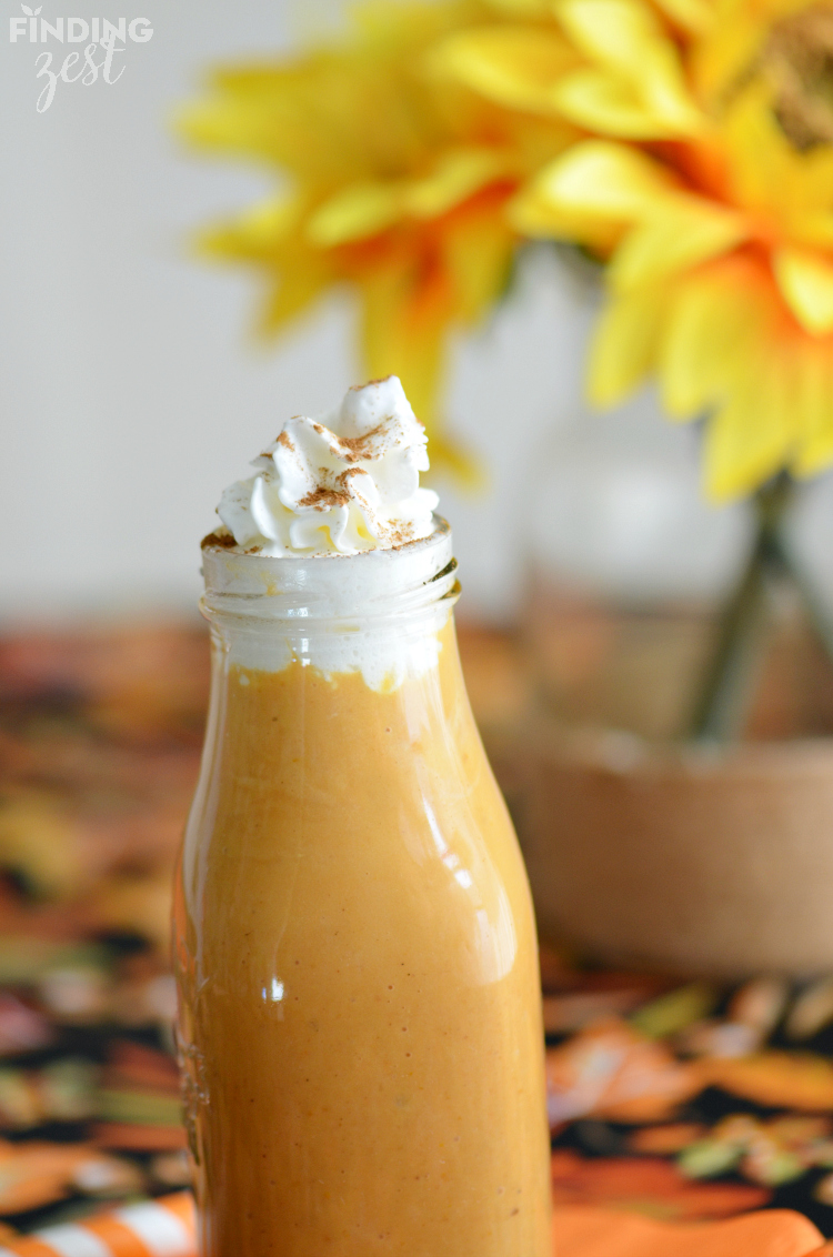 This kid friendly Pumpkin Banana Smoothie makes a deliciously easy and nutritious breakfast option!