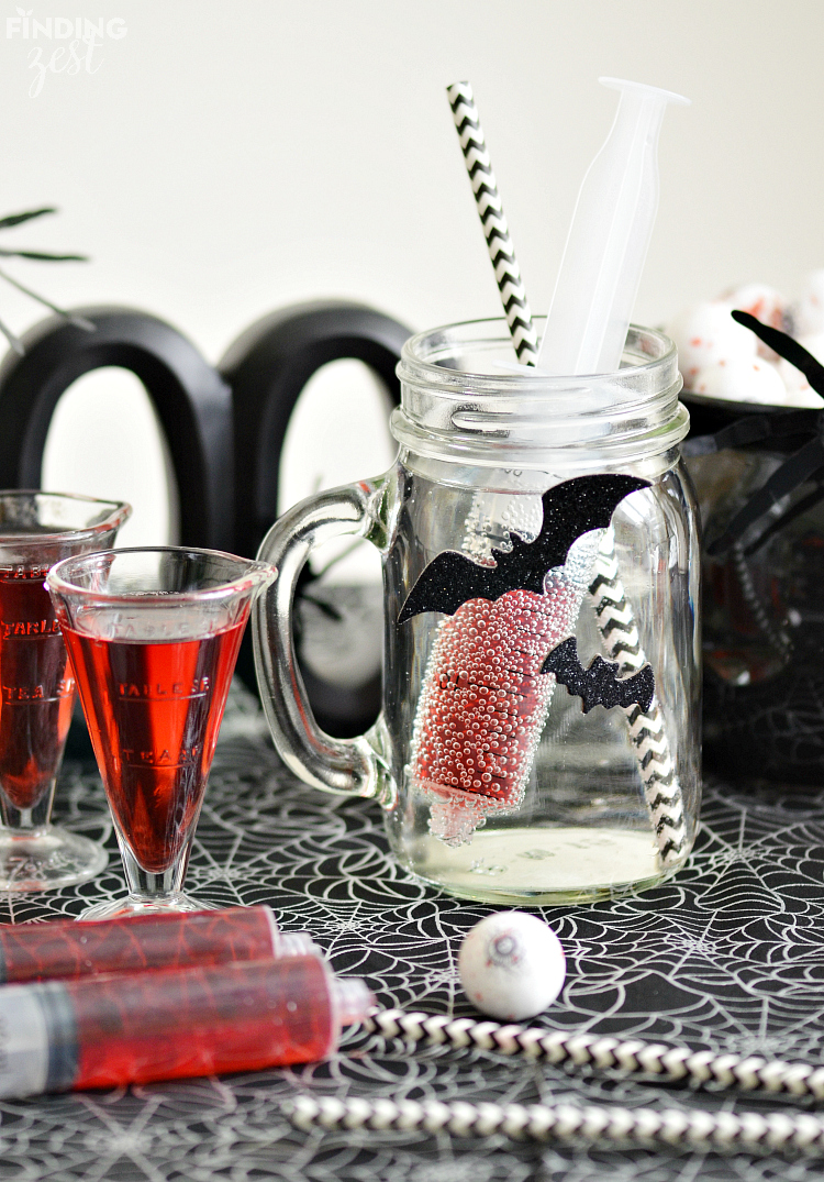 Easy Bloodshot Halloween Drink for Kids