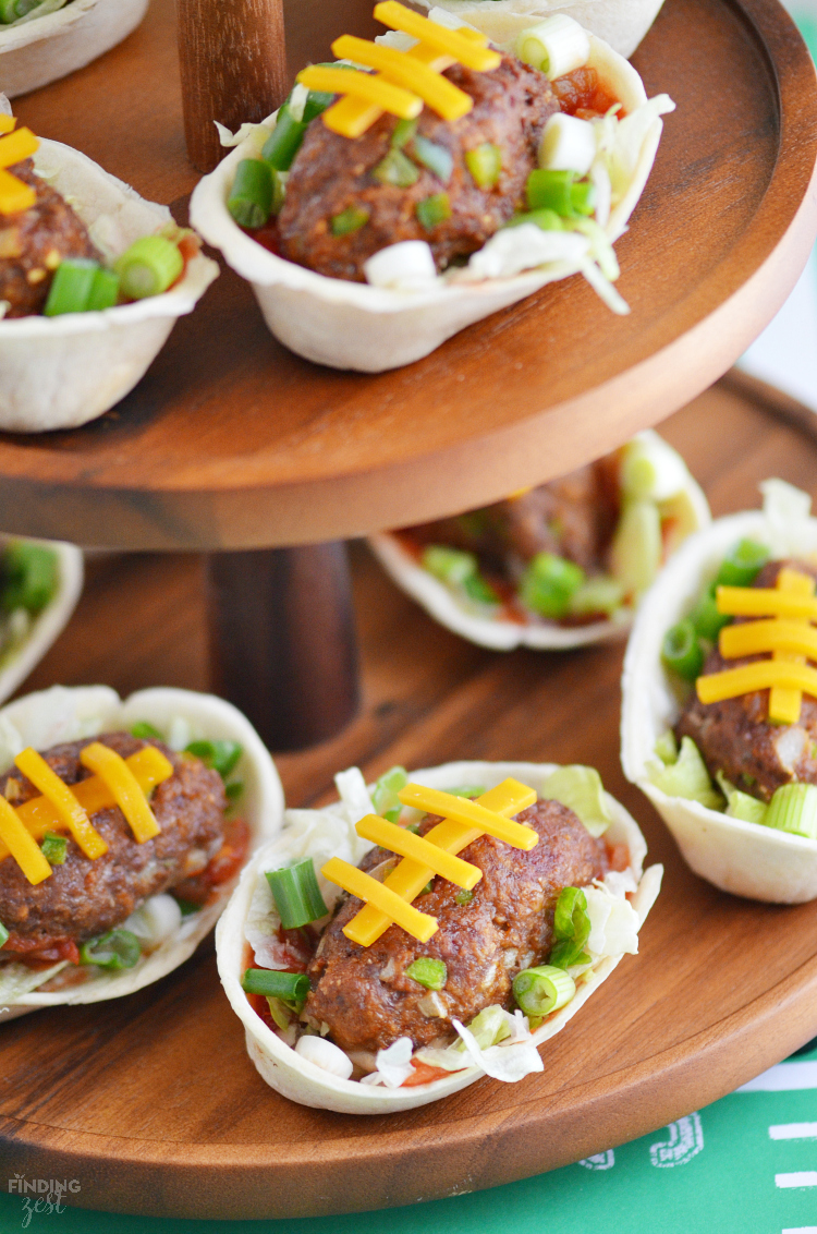 Football Taco Boats for Game Day