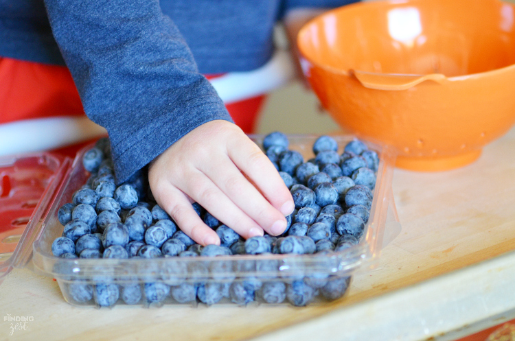 Make these easy Blueberry Chocolate Clusters as a fun dessert or snack! With only three ingredients, they are a perfect recipe for kids!