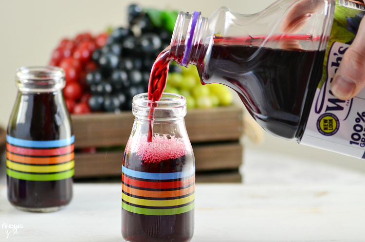 Welch’s 100% Grape Juice made with Concord Grapes helps maintain a healthy heart!