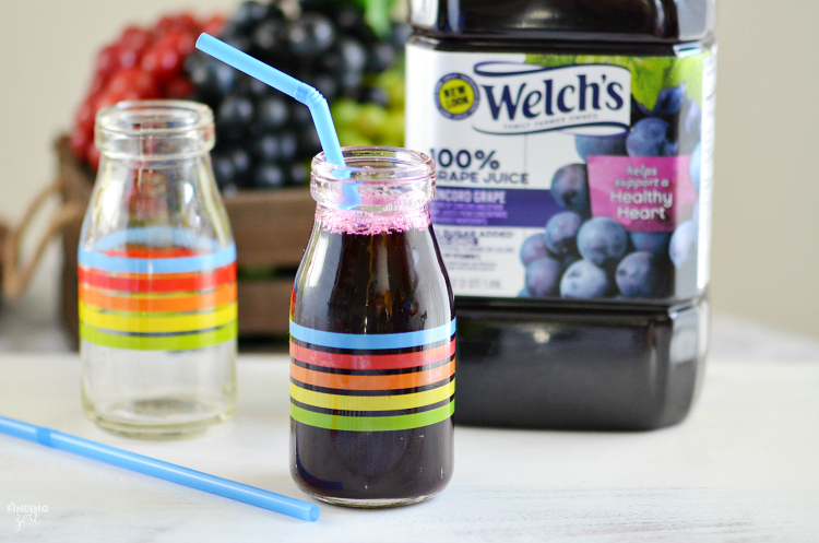 Welch’s 100% Grape Juice made with Concord Grapes helps maintain a healthy heart!