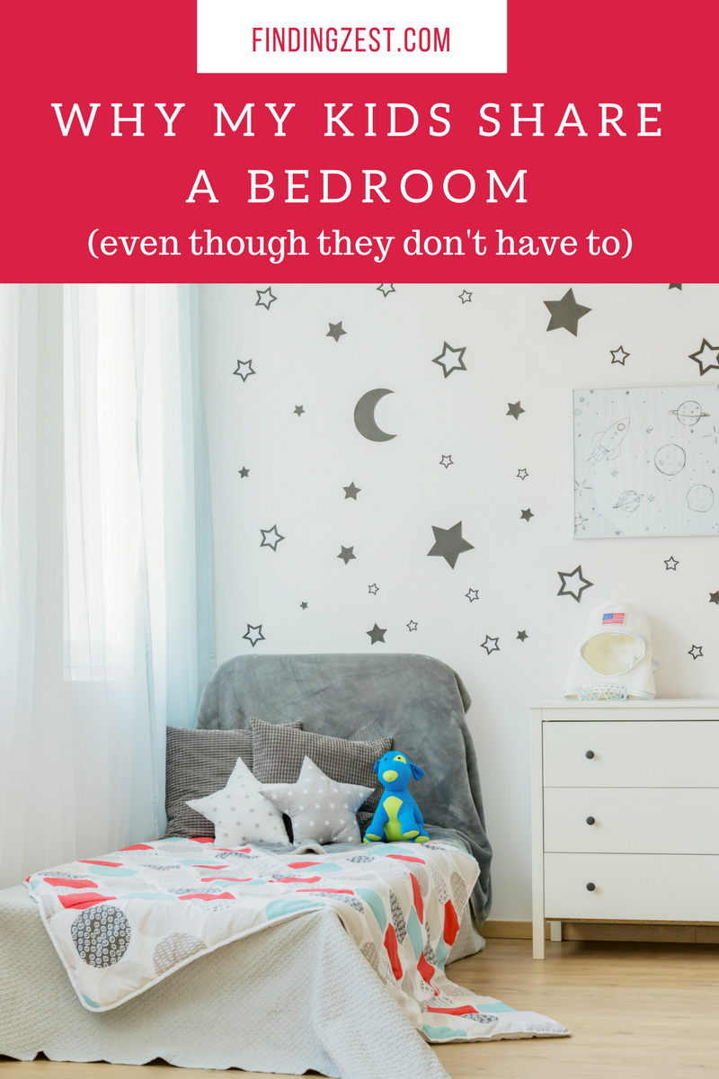 Why my kids share a bedroom even though they don't have to! We have three kids and a four bedroom house but they all share one bedroom. This is why.