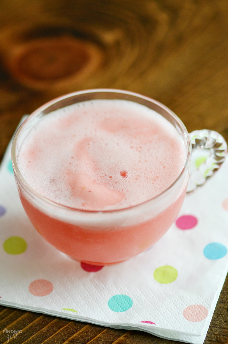 Pink Strawberry Sherbet Punch