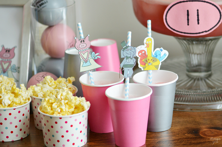 It's an Elephant & Piggie party! We are celebrating the 10th anniversary of this fun book series by Mo Willems with piggie punch, books & fun decor!