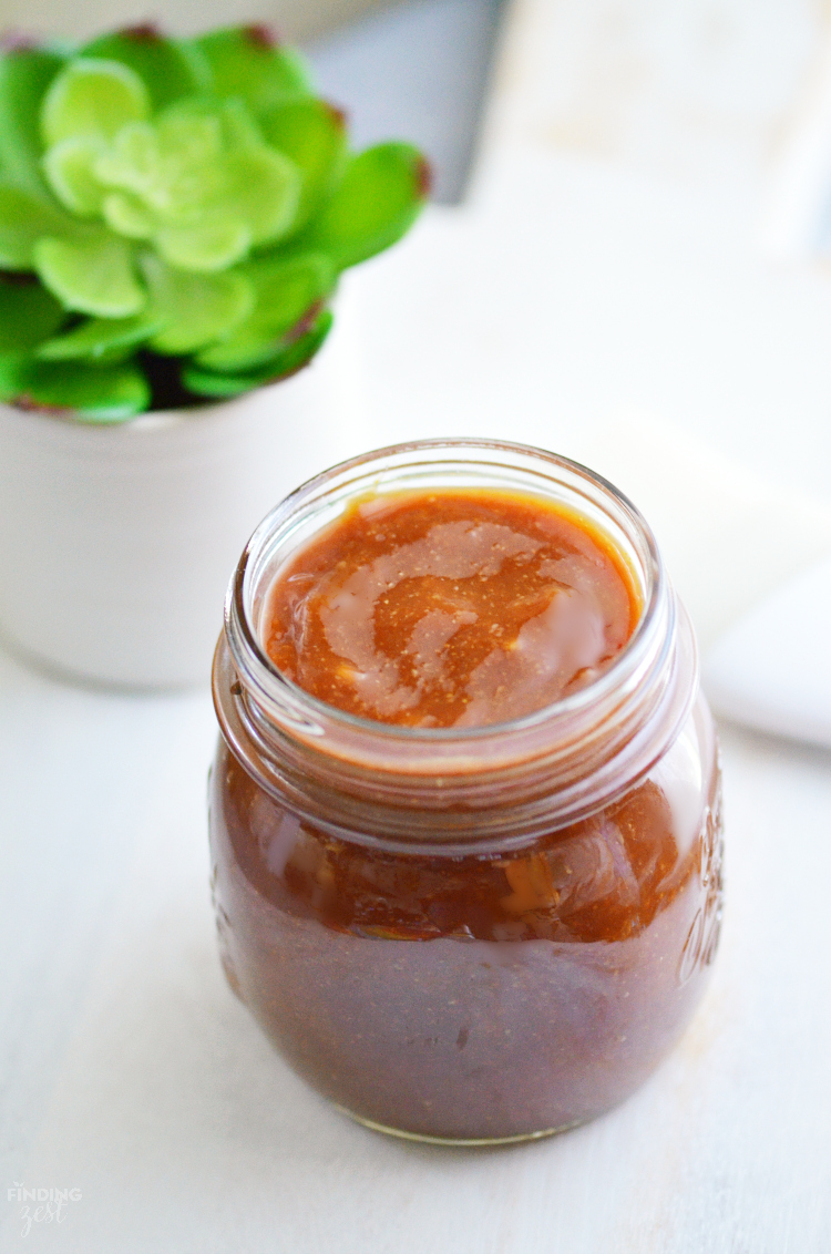 Making a homemade barbecue sauce has never been easier! Load it up on your favorite meat like ribs or chicken for some tasty BBQ!