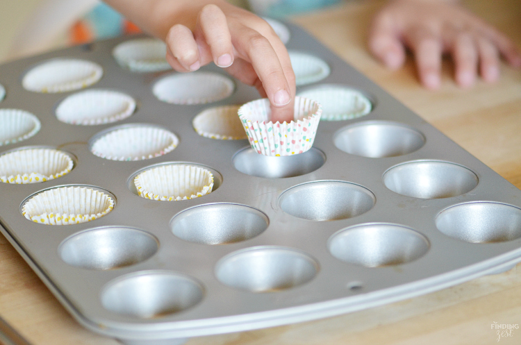 Only three ingredients are needed to make these Chocolate Chip Frozen Yogurt Bites! Kids will love this fun and easy snack.