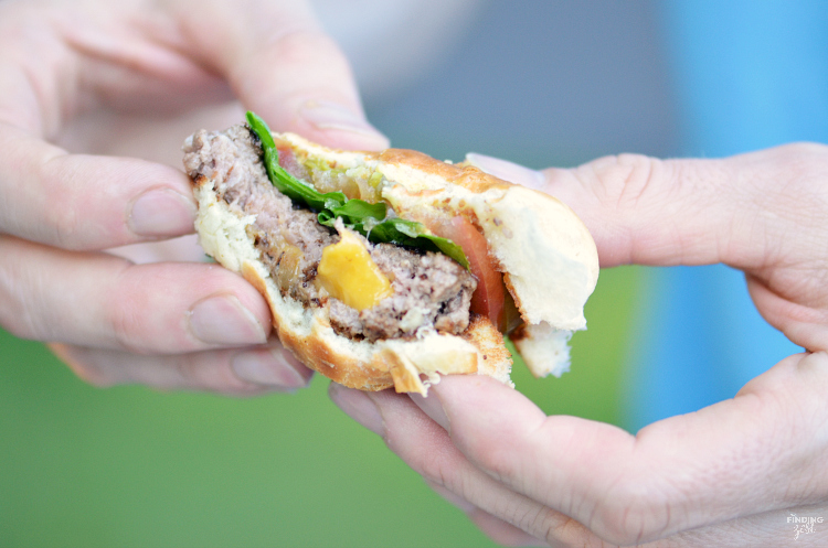 Enjoy melted cheese in the center of your hamburger patty with this delicious mini Juicy Lucy sliders recipe. Don't forget the mustard!