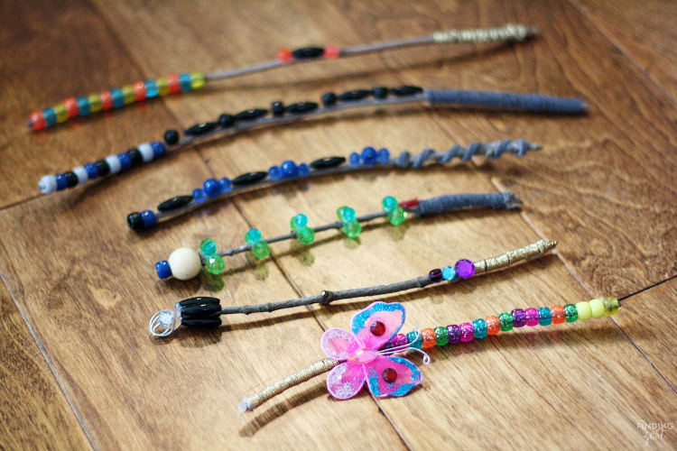 Friendship Wands: Kids Bead Craft