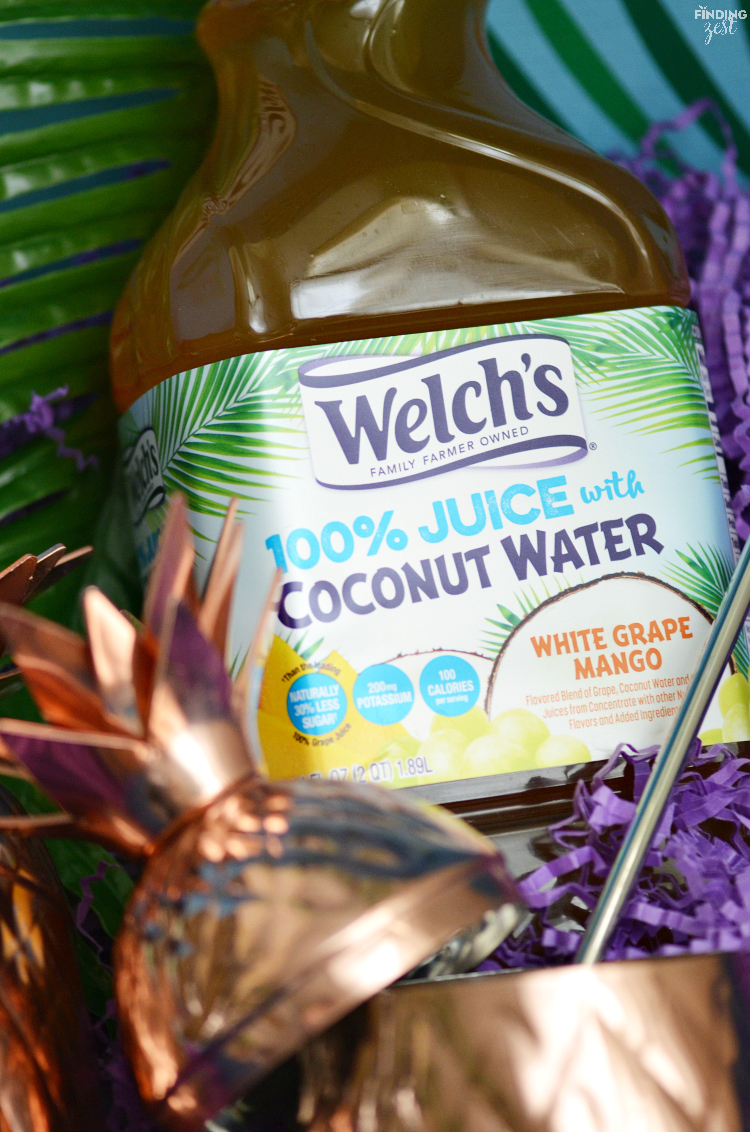 Welch's offers all the benefits of coconut water without the taste in this brand new product. It mixes 100% juice with coconut water for 30% less sugar!