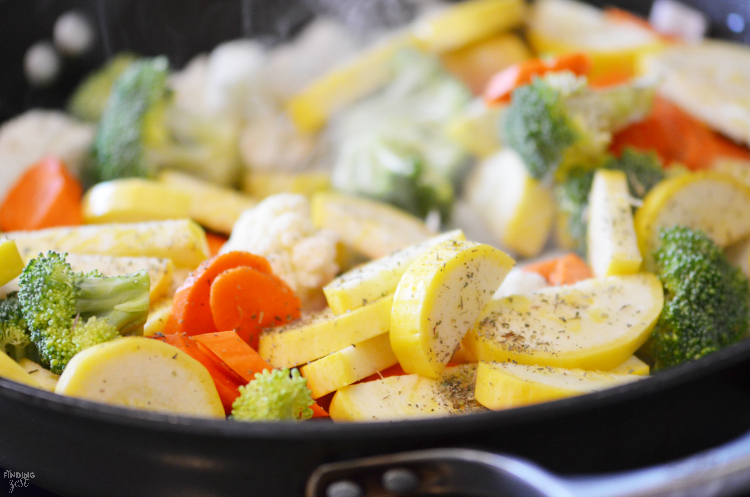 Fresh Sauteed Vegetables for an Easy Side Dish - Finding Zest